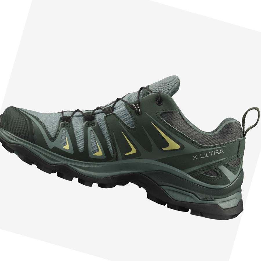 Tenis Senderismo Salomon WoX ULTRA 3 GORE-TEX Mujer Verdes | MX 2832CTV